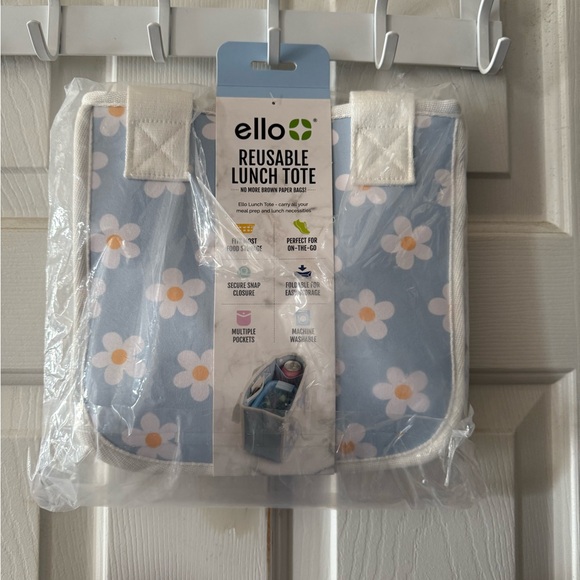 Ello Blue Floral Lunch Tote - Picture 1 of 2
